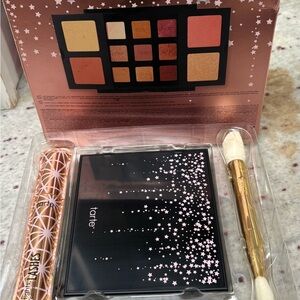 Tarte Eyeshadow and blush Palette with Brush and mascara - new